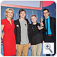 Moderatorin und Preisträger beim Bürgerpreis 2012 Moderatorin und Preisträger beim Bürgerpreis 2012